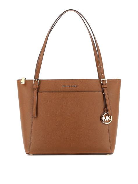 michael kors shopper voyager medium|Michael Kors large saffiano tote.